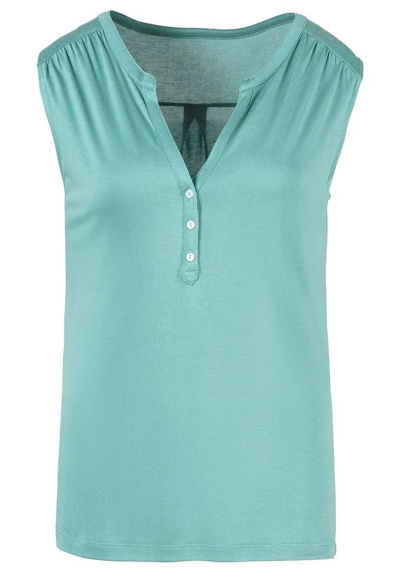 LASCANA Multi Pack Tops-2 Pk Button Detail Tank Tops