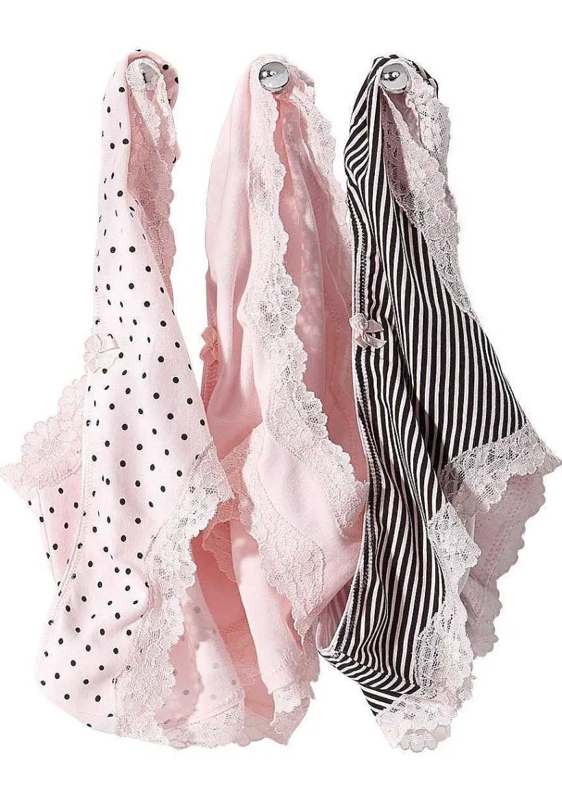 LASCANA Panty Packs-3 Pk Comfy Bikini Briefs