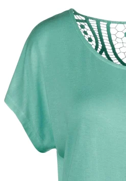LASCANA Multi Pack Tops-2 Pk Crochet Lace Back Tops