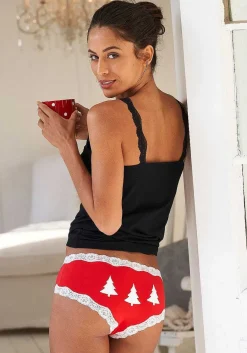 LASCANA Panty Packs-3 Pk Holiday Print Hipsters