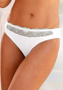 LASCANA Panty Packs-2 Pk Lace Accent Panties