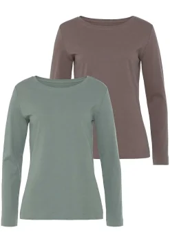 LASCANA Multi Pack Tops-2 Pk Long Sleeve Tops