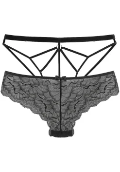 LASCANA Panty Packs-2 Pk Open Thongs