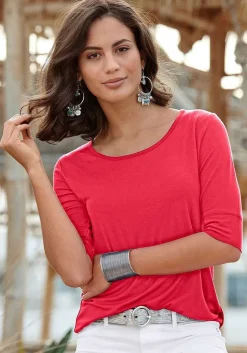 LASCANA Multi Pack Tops-2 Pk Round Neckline Tops