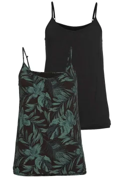 LASCANA Multi Pack Tops-2 Pk Ruched Tank Tops