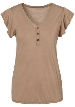 LASCANA Multi Pack Tops-2 Pk Ruffle Sleeve Tops