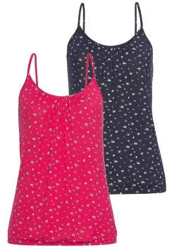 LASCANA Multi Pack Tops-2 Pk Star Print Tops
