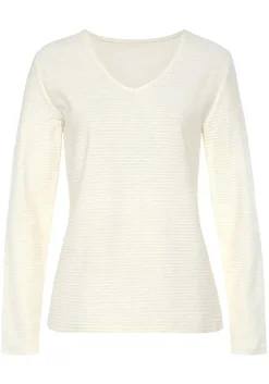 LASCANA Multi Pack Tops-2 Pk Textured V-Neck Tops