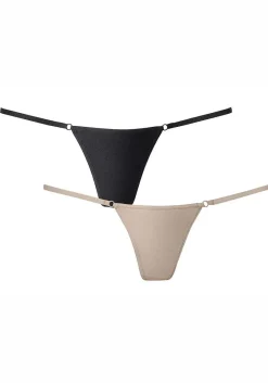 LASCANA Thongs-2 Pk V-String Thongs