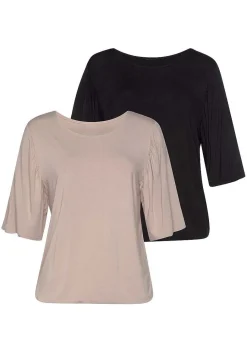 LASCANA Multi Pack Tops-2 Pk Wide Sleeve Tops