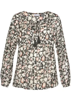 LASCANA Blouses-Airy Patterned Blouse