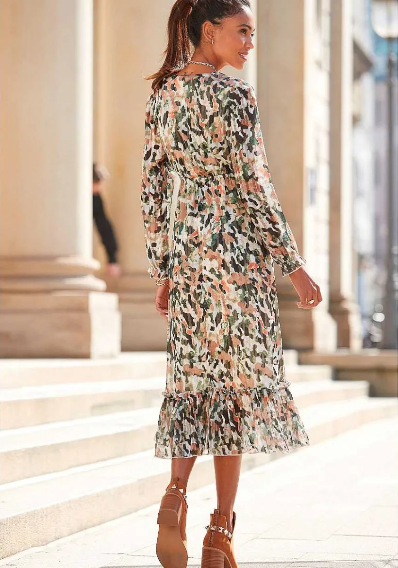 LASCANA Fall Dresses-Airy Patterned Dress