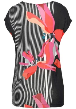 LASCANA Short Sleeve Tops-Allover Mix Print Top