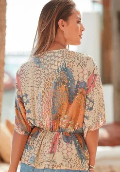 LASCANA Blouses-Allover Pattern Blouse