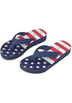 LASCANA Sandals-American Flag Flip Flops