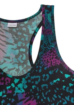 LASCANA Short Dresses-Animal Print Tank Dress