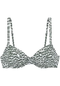 LASCANA Underwire-Animal Print Underwire Bikini Top