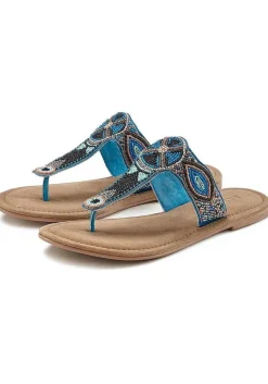 LASCANA Sandals-Beaded Detail Sandals