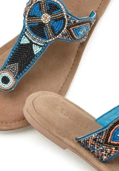LASCANA Sandals-Beaded Detail Sandals