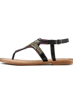 LASCANA Sandals-Beaded Leather Sandals