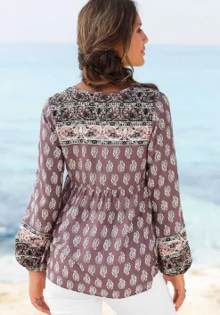 LASCANA Blouses-Boho Long Sleeve Top