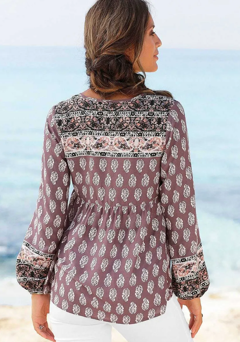 LASCANA Blouses-Boho Long Sleeve Top