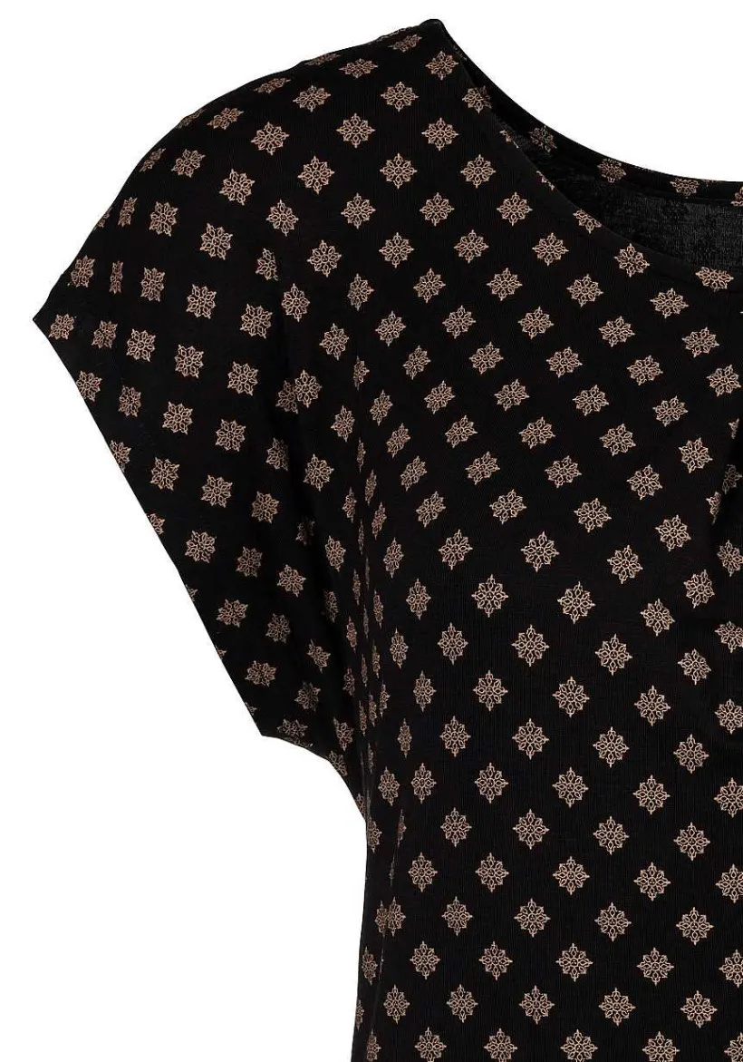 LASCANA Short Sleeve Tops-Boho Print Top