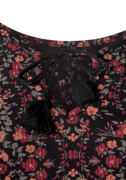 LASCANA Blouses-Boho Tie Neck Blouse