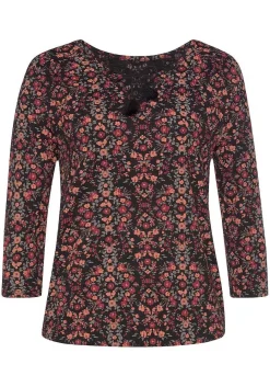 LASCANA Blouses-Boho Tie Neck Blouse