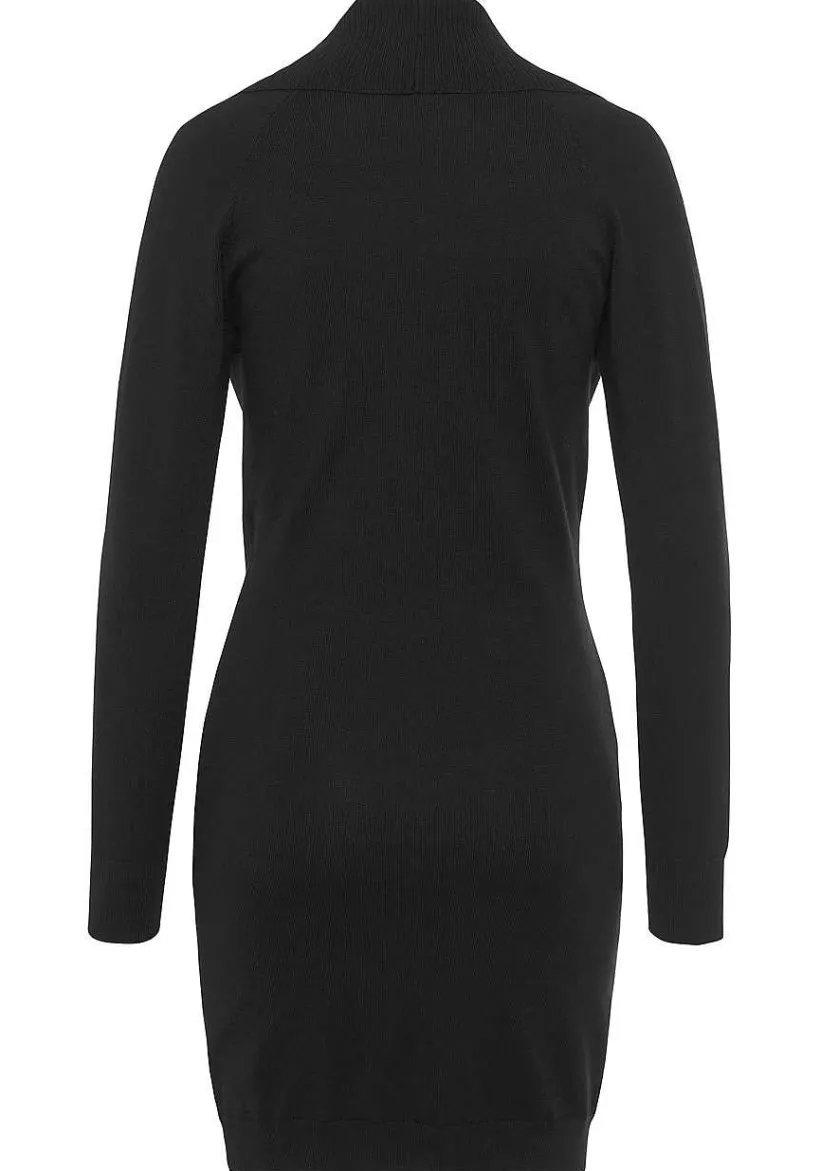 LASCANA Fall Dresses-Buckle Trim Sweater Dress