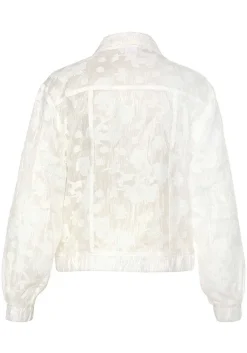 LASCANA Jackets-Burnout Organza Bomber Jacket