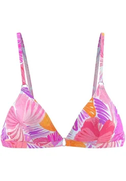 LASCANA Triangle-Butterfly Print Triangle Bikini Top