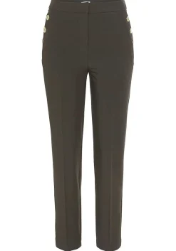 LASCANA Pants-Button Detail Ankle Pants