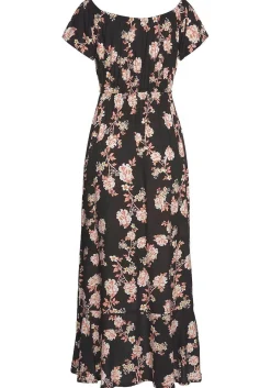 LASCANA Fall Dresses-Button Detail High Low Maxi Dress