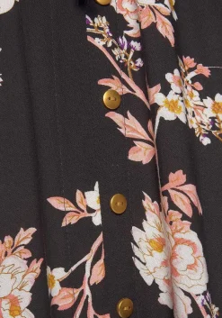 LASCANA Fall Dresses-Button Detail High Low Maxi Dress