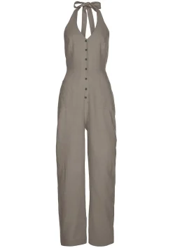 LASCANA Jumpsuits-Button Down Halterneck Jumpsuit