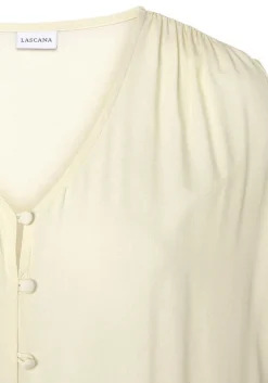 LASCANA Blouses-Button Down V-Neck Blouse