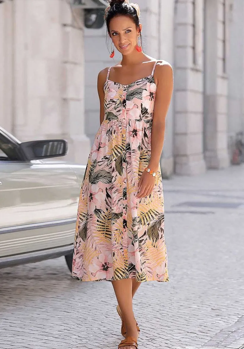 LASCANA Sundresses-Button Up Panel Dress