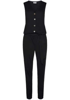 LASCANA Jumpsuits-Button Up V-Neck Jumpsuit