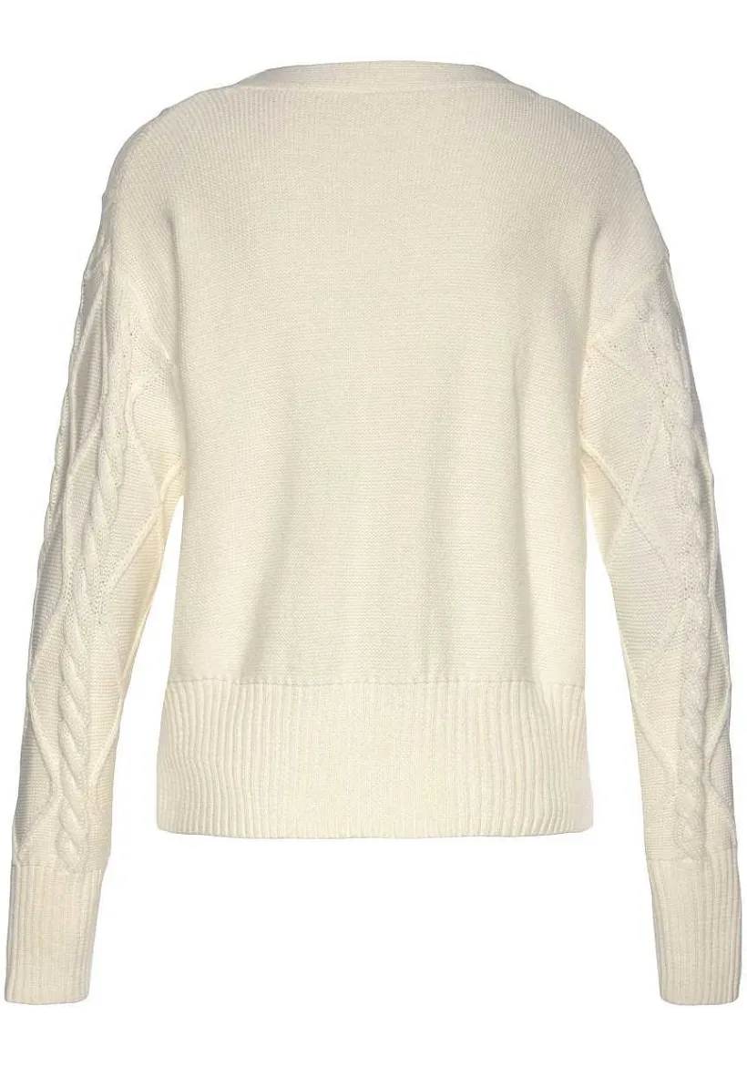 LASCANA Cardigans-Cable Knit Cardigan