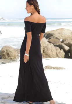 LASCANA Fall Dresses-Carmen Neckline Maxi Dress