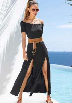 LASCANA Fall Dresses-Carmen Neckline Maxi Dress