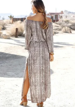 LASCANA Fall Dresses-Carmen Neckline Maxi Dress