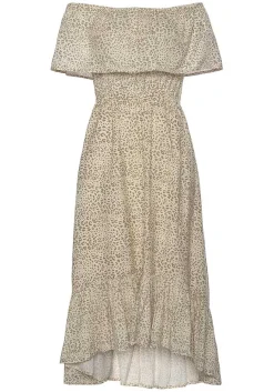 LASCANA Fall Dresses-Carmen Neckline Midi Dress