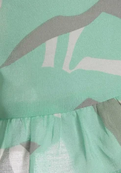 LASCANA Short Sleeve Tops-Carmen Style Crop Top