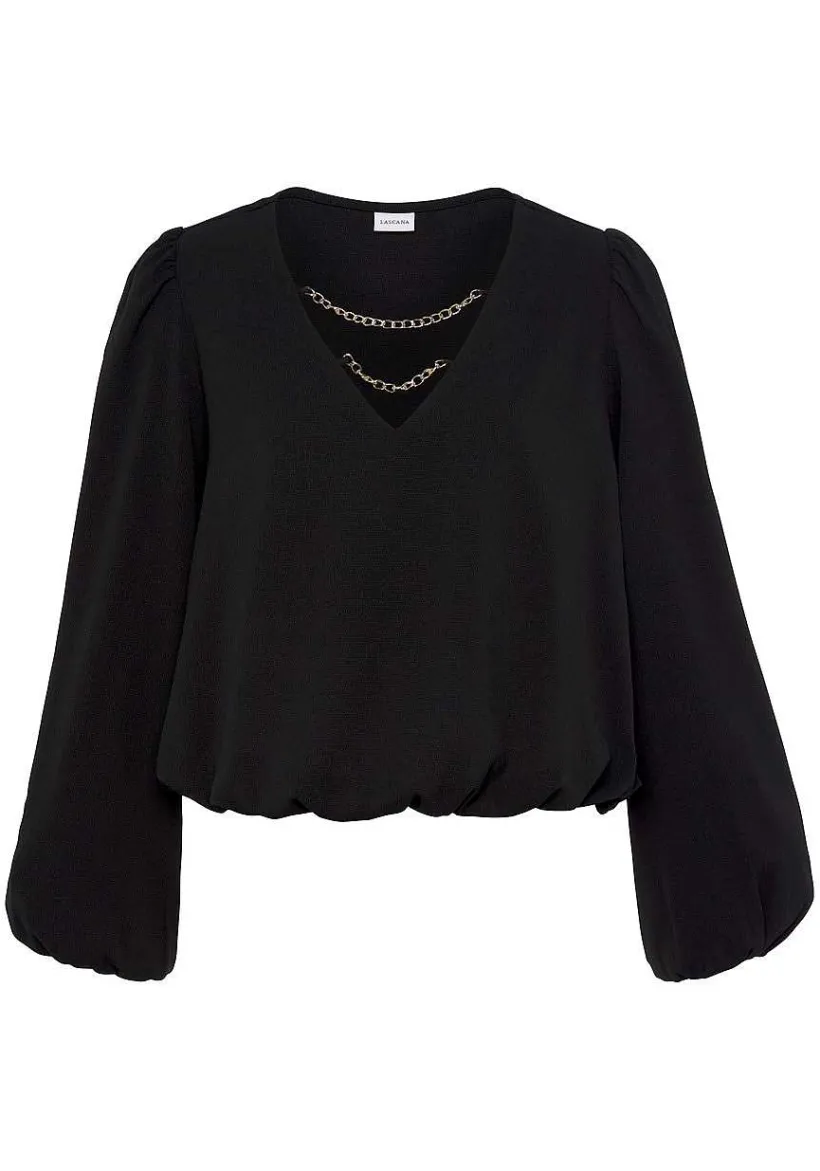 LASCANA Blouses-Chain Detail Blouse