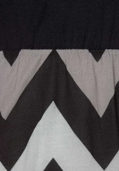 LASCANA Maxi Dresses-Chevron Print Maxi Dress