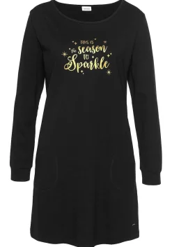 LASCANA Pajamas & Sets-Christmas Long Sleeve Nightgown