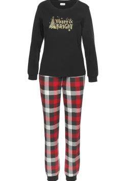 LASCANA Pajamas & Sets-Christmas Long Sleeve Pajama Shirt