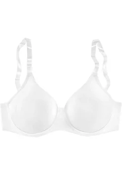 LASCANA D+ Bras-Clear Strap Underwire T-Shirt Bra